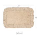 Baxter Burlap Vintage Tan Bath Mat