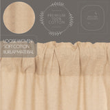 Baxter Burlap Vintage Tan Prairie Curtains-Lange General Store