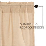 Baxter Burlap Vintage Valance