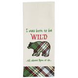 Bear Born To Be Wild Dishtowel-Lange General Store