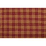 Bedford Burgundy Check Fabric Pillow
