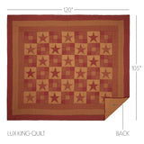 Bedford Burgundy Star Quilt