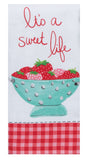Berry Basket Sweet Life Terry Towel-Lange General Store