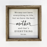 Best Mother Wood Sign-Lange General Store