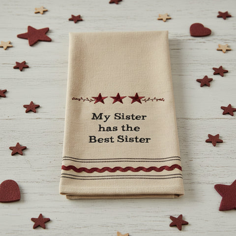 Best Sister Dishtowel-Lange General Store