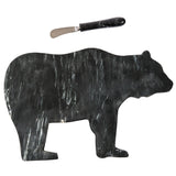 Black Bear Marble Cutting Board w/Spreader-Lange General Store