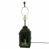Black Star Buffalo Check Lantern Lamp-Lange General Store
