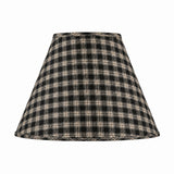 Bridgeton Black and Tan Plaid Lamp Shade