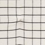 Black Windowpane Check Chair Pad-Lange General Store