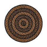 Blackstone Farm Braided 15" Trivet Set of 3 – Farmhouse Décor Accent on white background