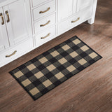 Black Check Indoor/Outdoor Collection Rugs-Lange General Store