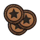 Blackstone Farm Star Braided 8" Trivet Set of 3