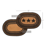 Blackstone Farm Star Braided Placemats - Set of 6