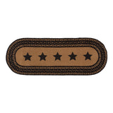 Blackstone Farm Star Braided Table Runner-Lange General Store