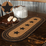 Blackstone Farm Star Braided Table Runner-Lange General Store