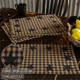Blackstone Farm Star Cotton Placemats Set of 6-Lange General Store