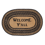 Blackstone Farm Welcome Y'all Oval Rug-Lange General Store