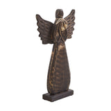 Blessings Dark Wooden Angel-Lange General Store