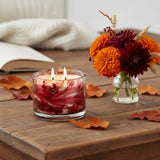 Blown Glass Tumbler Candle - Wind Red-Lange General Store