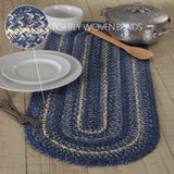 Blue Falls Braided Table Runner-Lange General Store