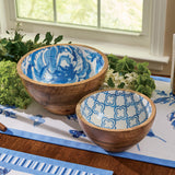 Blue Floral Bowl Set-Lange General Store