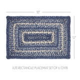 Bluefalls Braided Placemats Set of 6