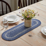 Blue Falls Braided Table Runner - Lange General Store