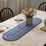 Blue Falls Braided Table Runner - Lange General Store