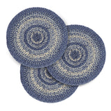 Bluefalls Braided Trivet 15" Set of 3