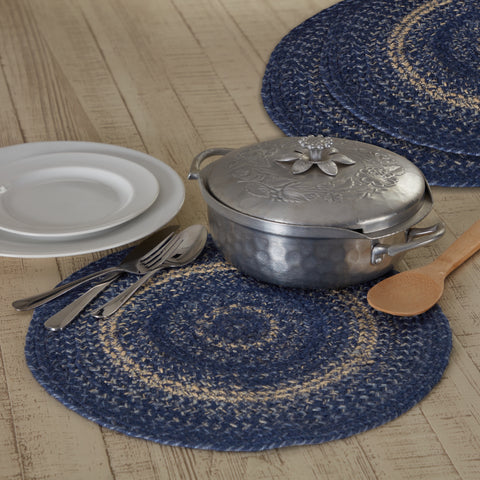 Bluefalls Braided Trivet 15" Set of 3