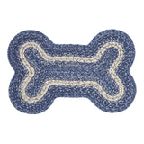 Blue Falls Dog Bone Braided Rug-Lange General Store