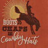 Boots Chaps & Cowboy Hats Dishtowel-Lange General Store