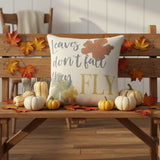 Bountifall Leaves Fly Pillow
