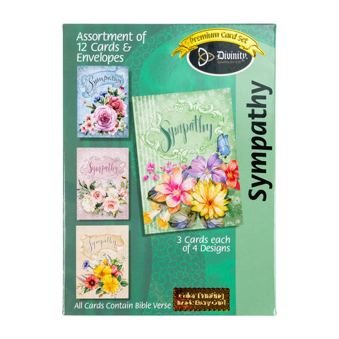Boxed Cards - Sympathy Floral Assortment-Lange General Store
