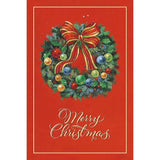 Boxed Christmas Cards - Wreath Merry Christmas-Lange General Store