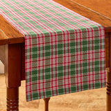 Boxwood & Pine Plaid Table Runners