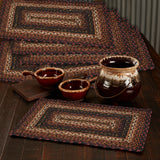 Brick Raven Braided Rectangle Placemat - Set of 6