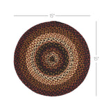 Brick Raven Braided Trivet 15"