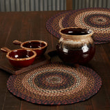 Brick Raven Braided Trivet 15" Set of 3