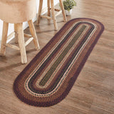 Brick Raven Collection Braided Rugs - Oval - Lange General Store