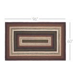 Brick Raven Collection Braided Rugs - Rectangle