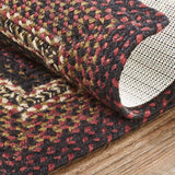 Brick Raven Collection Braided Rugs - Rectangle