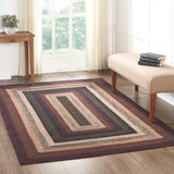 Brick Raven Collection Braided Rugs - Rectangle - Lange General Store