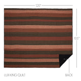 Brick Raven Patchwork Quilt