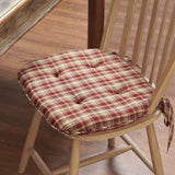 Brick Raven Plaid Chair Pad-Lange General Store