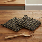 Bridgeton Black Pot Holder Set-Lange General Store