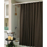 Bridgeton Black Shower Curtain