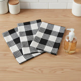 Buffalo Black and White Check Dishcloth Set-Lange General Store