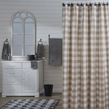 Buffalo Natural Check Shower Curtain-Lange General Store