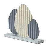 Bunny Hop Corrugated 3 Metal Eggs w/ Base-Lange General Store